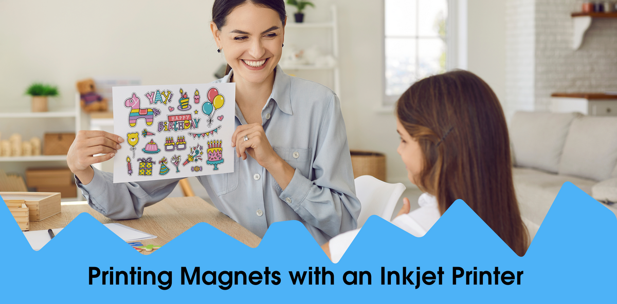 Powerful and Industrial inkjet printable magnetic sheets 