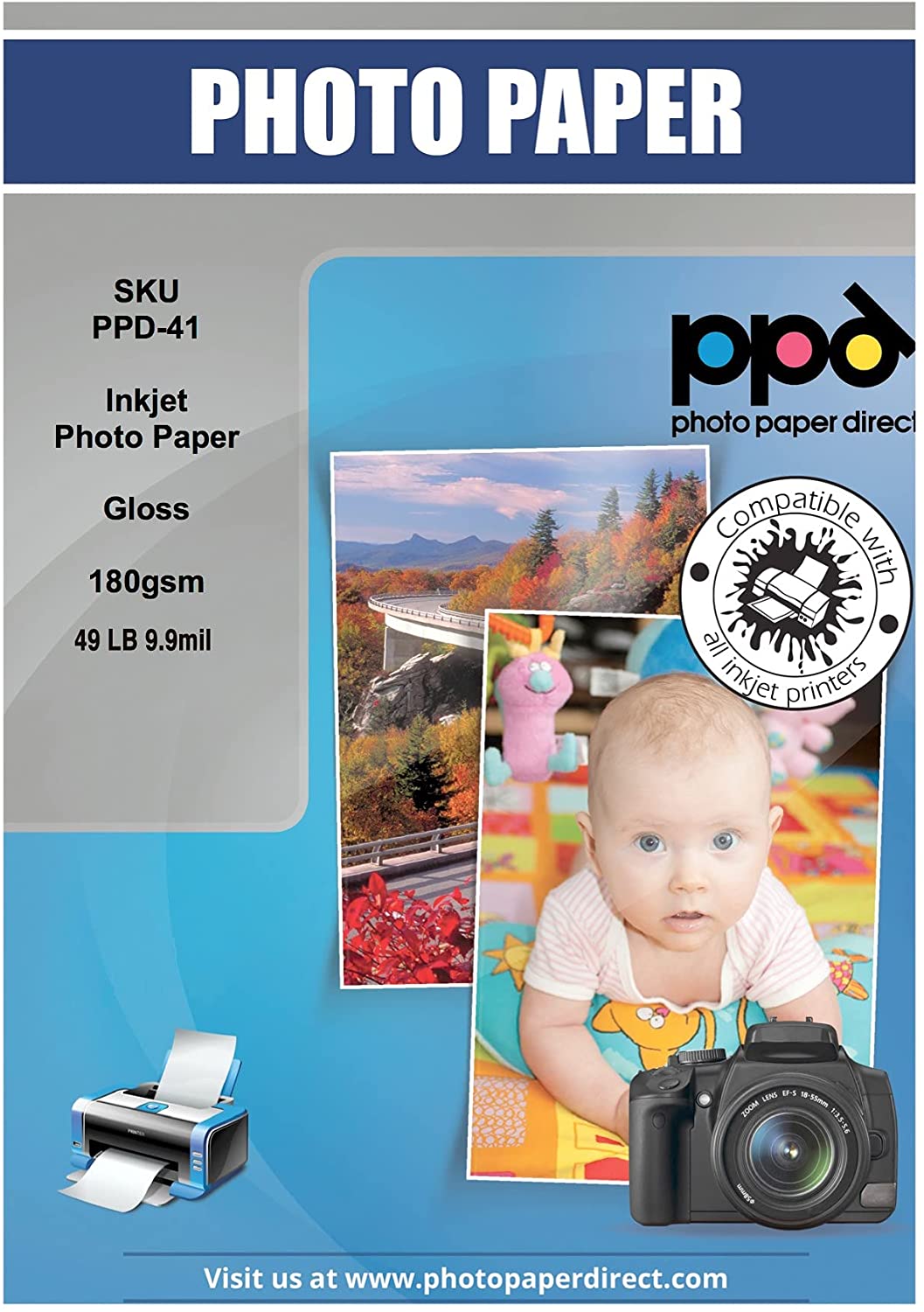 PPD A3 x 25 Sheet Inkjet PREMIUM Fine Art Photo Printing Rag Giclee PPD A3 x 25 Sheet Inkjet PREMIUM Fine Art Photo Printing Rag Giclee