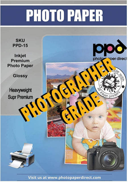PPD Inkjet Premium Photo Paper Glossy 280gsm A4 PPD-15