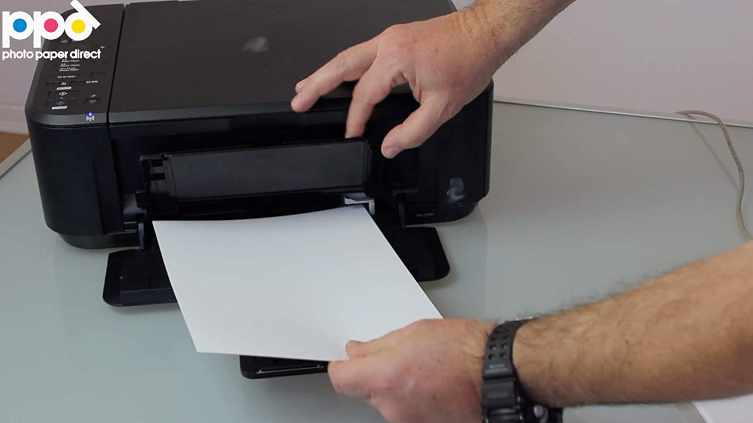 PPD Inkjet Printable Greeting Cards A5 Pre-Scored To A6 260gsm Gloss Inc Envelopes PPD-50-ENV-50