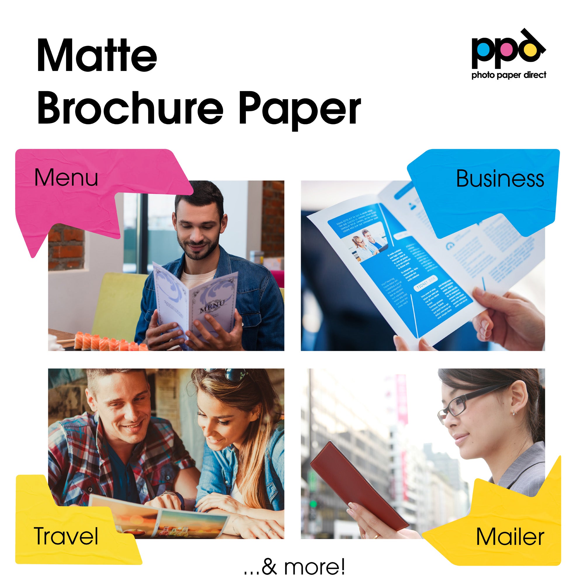 Brochure Paper Matt Double-Sided A3