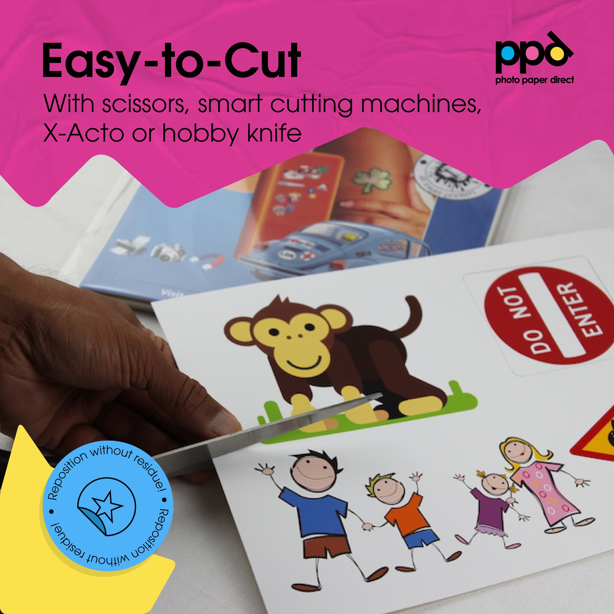 PPD Inkjet Vinyl Self-Adhesive Matt 4.1mil A4 PPD-38