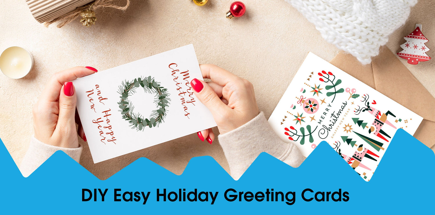 DIY Easy Holiday Greeting Cards