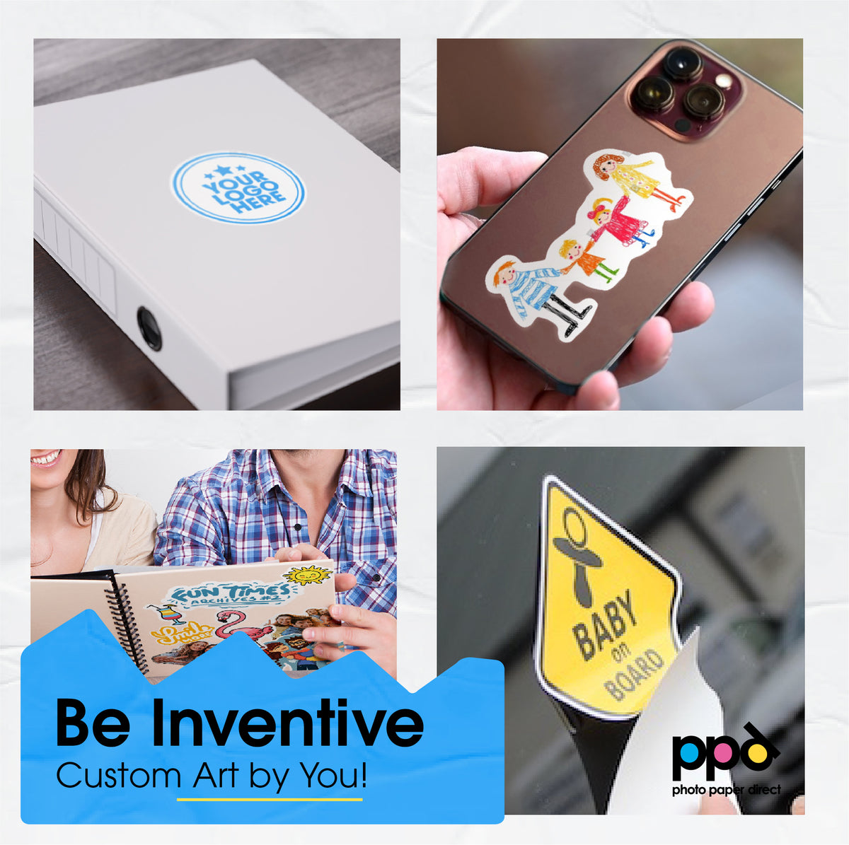 PPD Inkjet Vinyl Self-Adhesive Glossy A4 PPD-36 – PhotoPaperDirect UK
