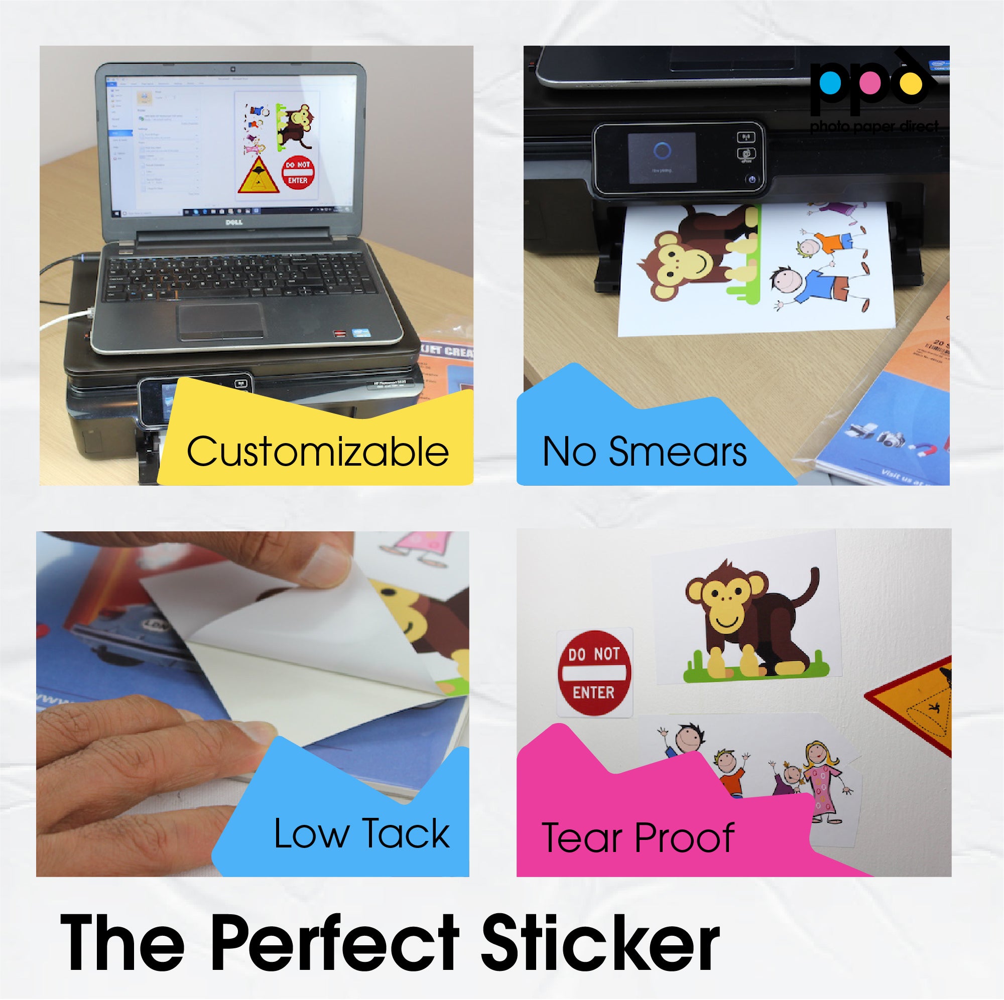 PPD Inkjet Vinyl Self-Adhesive Clear 130mic A4 PPD-39