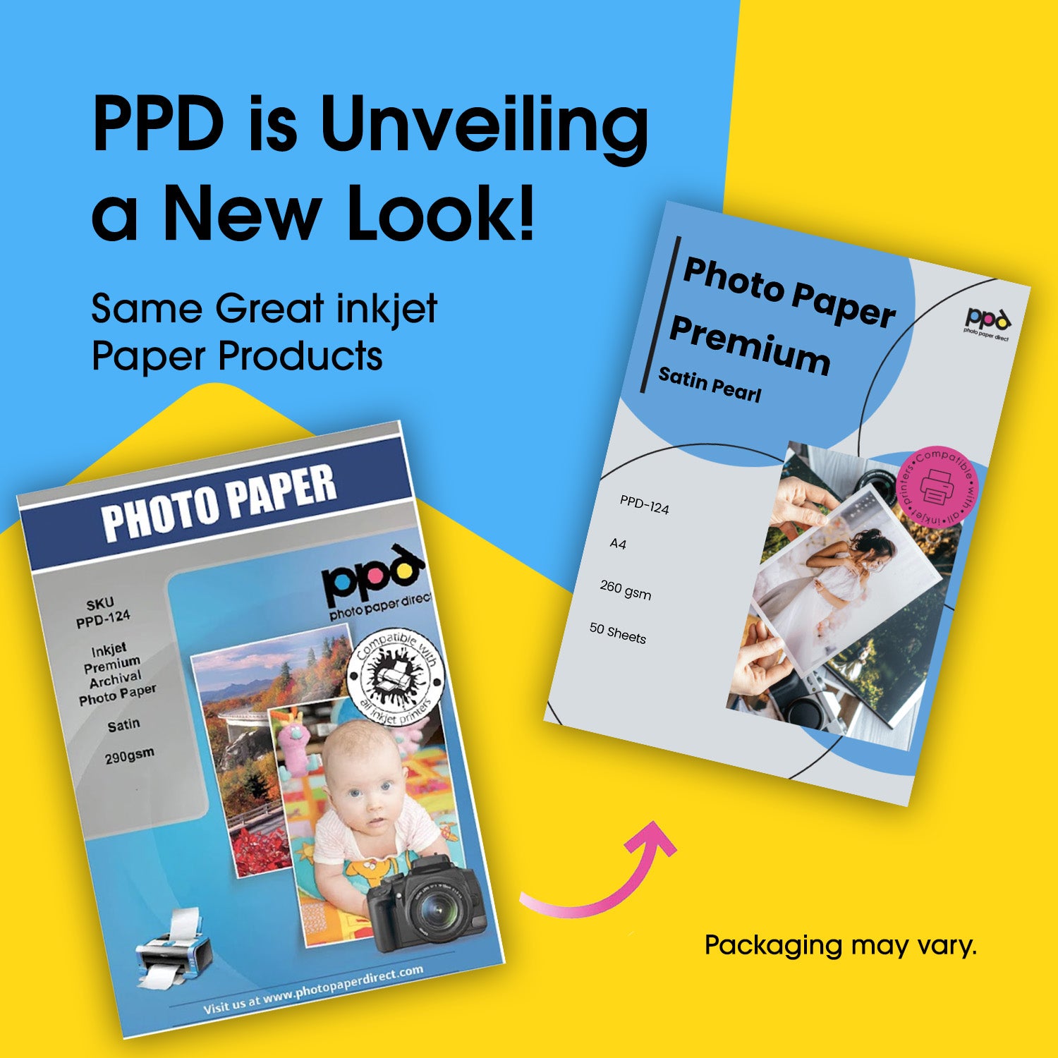PPD Inkjet Premium Photo Paper Satin A4 260gsm PPD-124