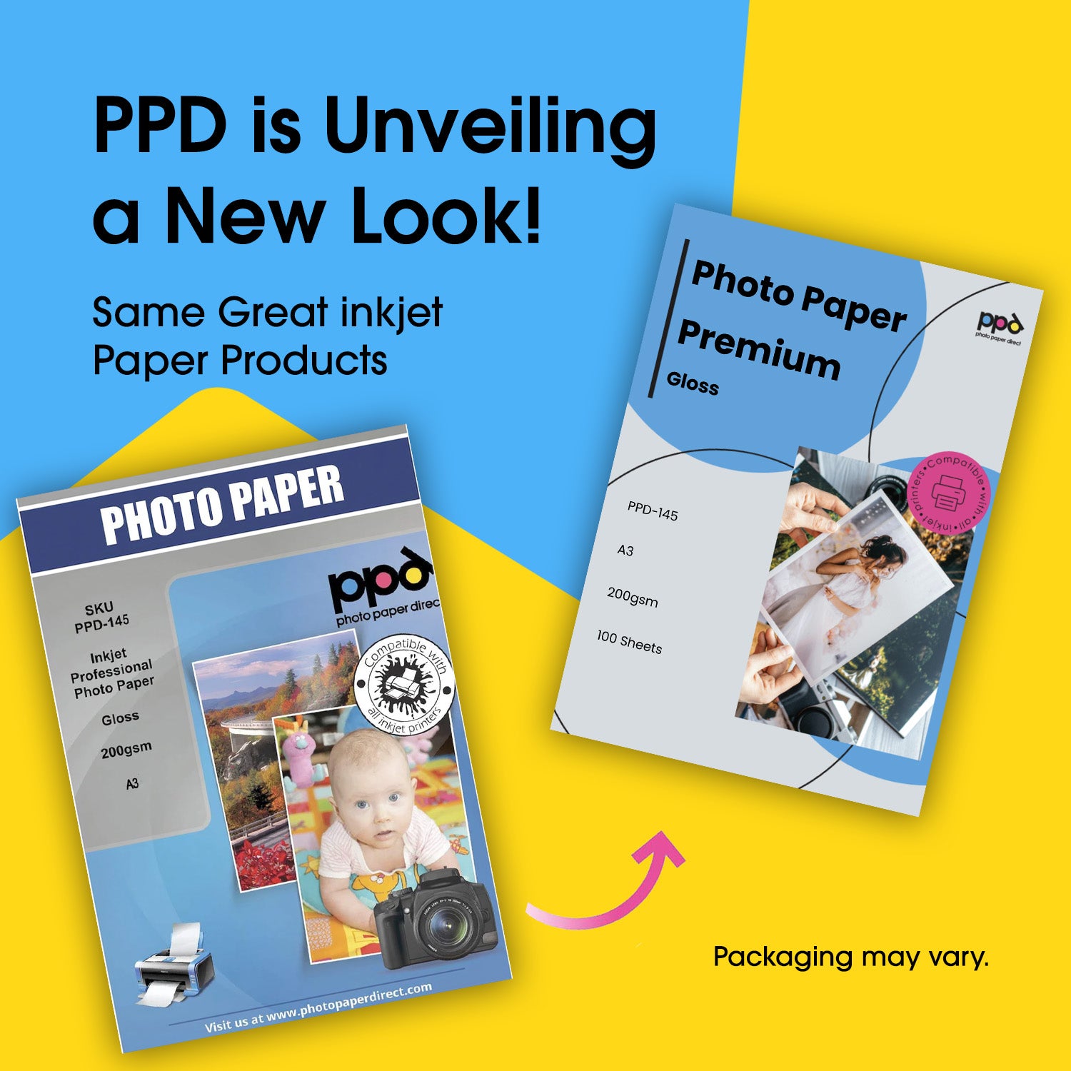 PPD Inkjet Premium Photo Paper Gloss A3 200gsm PPD-145