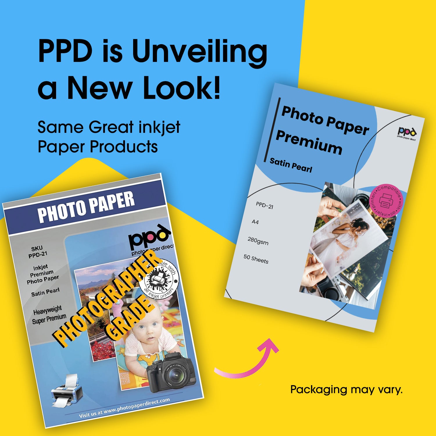 PPD Inkjet Premium Photo Paper Satin Pearl 280gsm A4 PPD-21