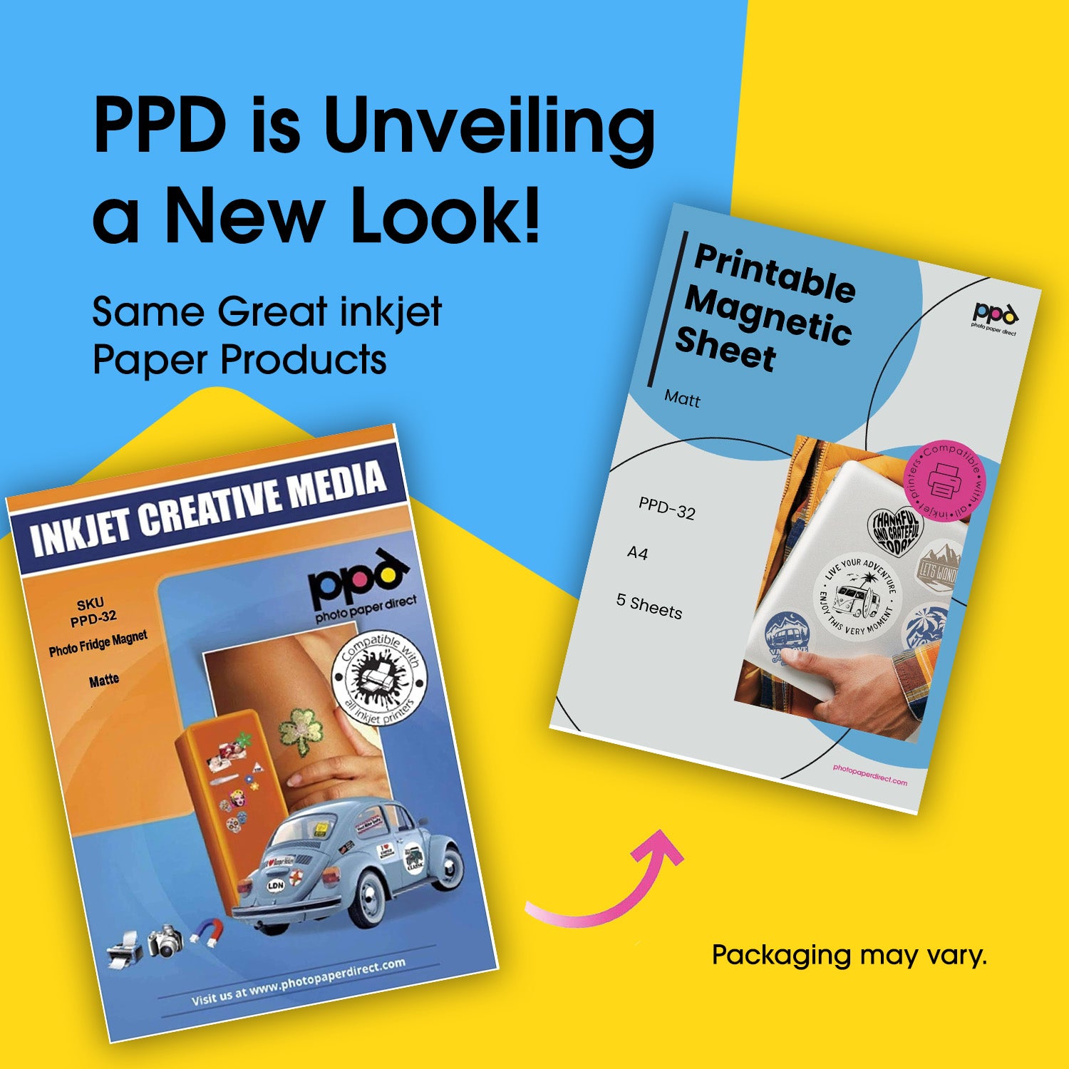 PPD Inkjet Photo Matt Magnetic Paper A4 PPD-32