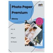 PPD Inkjet Premium Photo Paper Glossy 280gsm A4 PPD-15