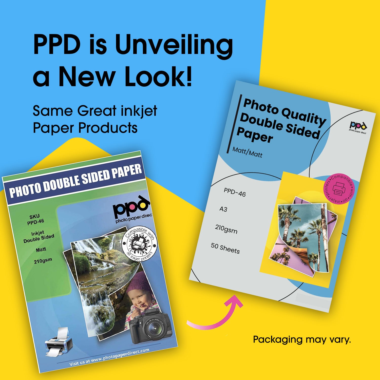 PPD Inkjet Heavyweight Matt Paper Double Sided 53lb. 210gsm 9mil A3 PPD-46