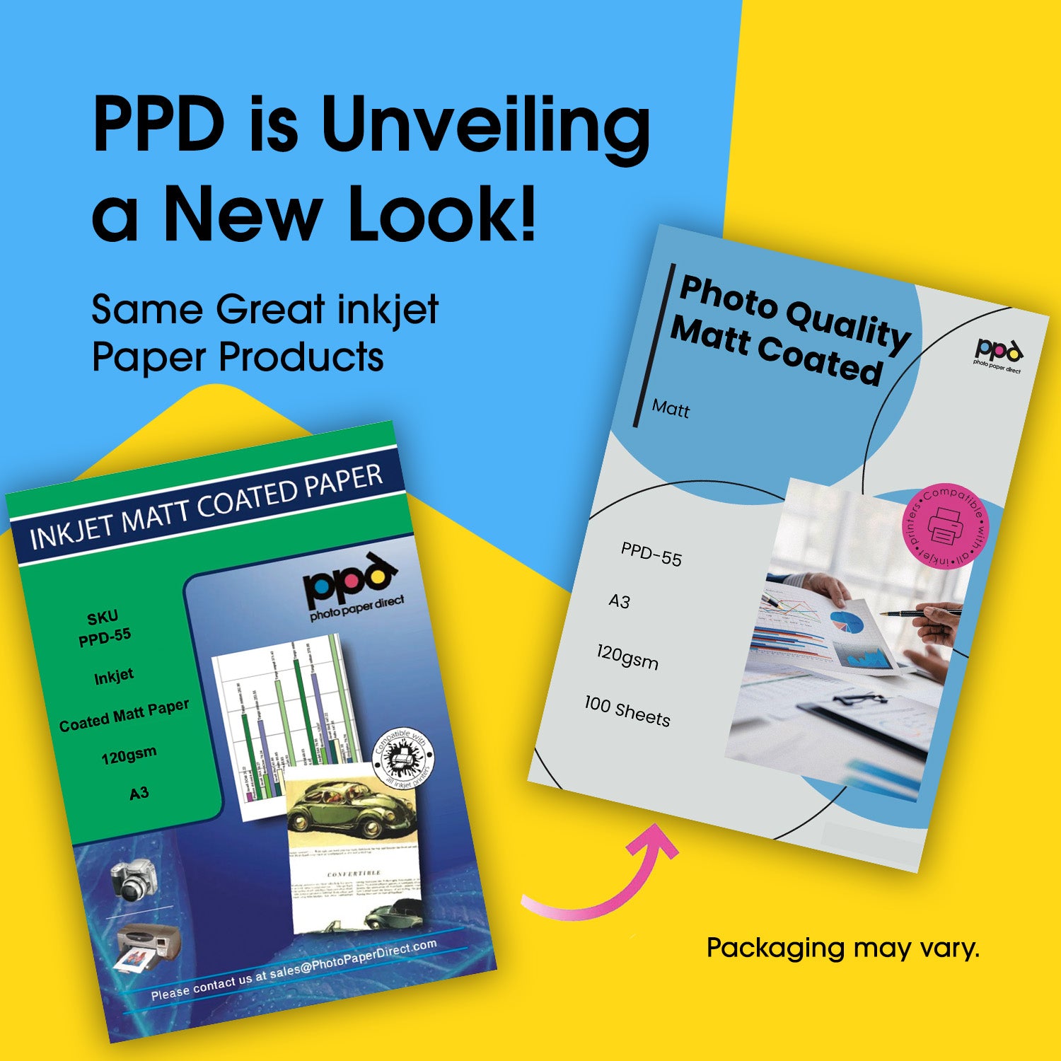 PPD Inkjet Photo Quality Matt Brochure Paper