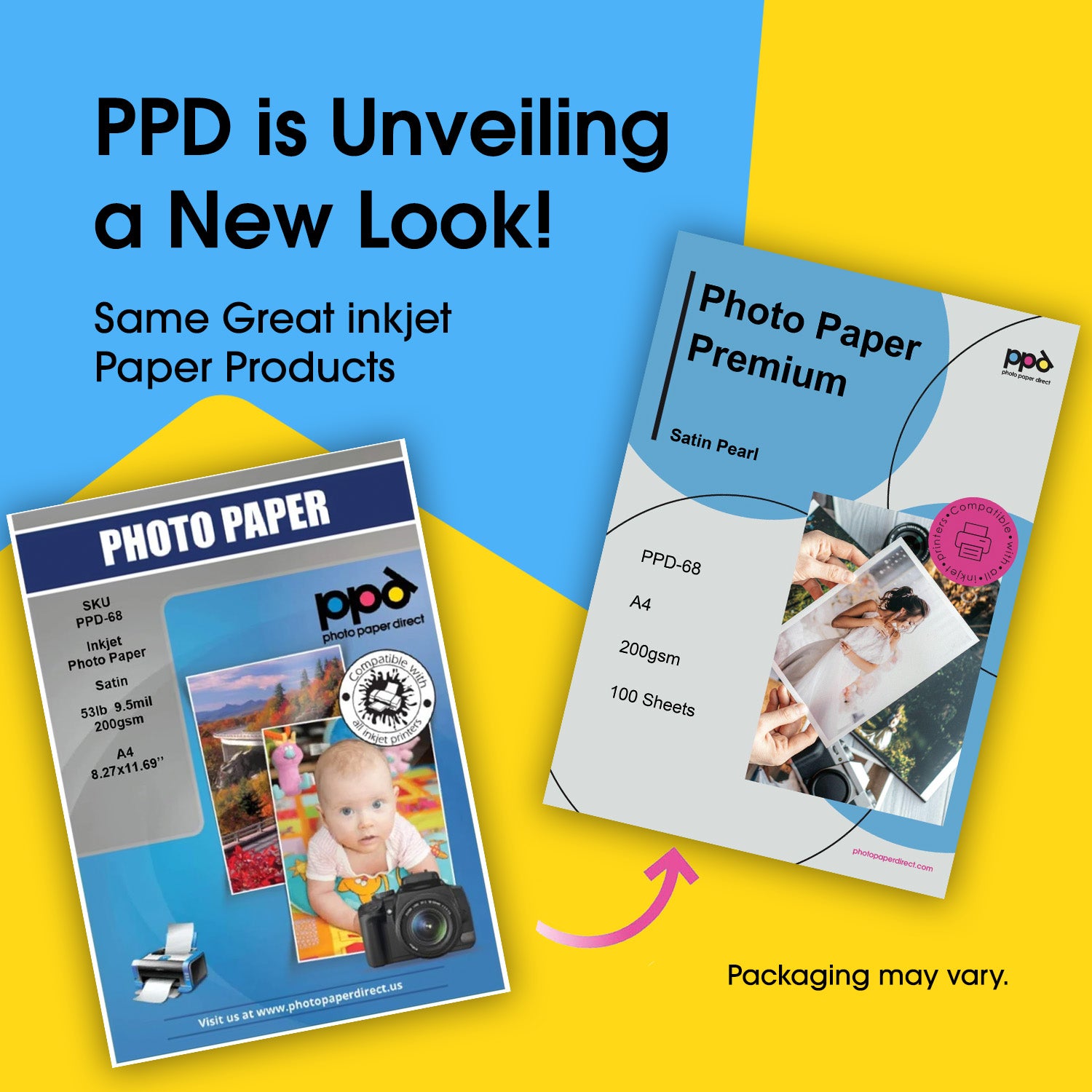 PPD Inkjet Premium Photo Paper Satin A4 200gsm PPD-68