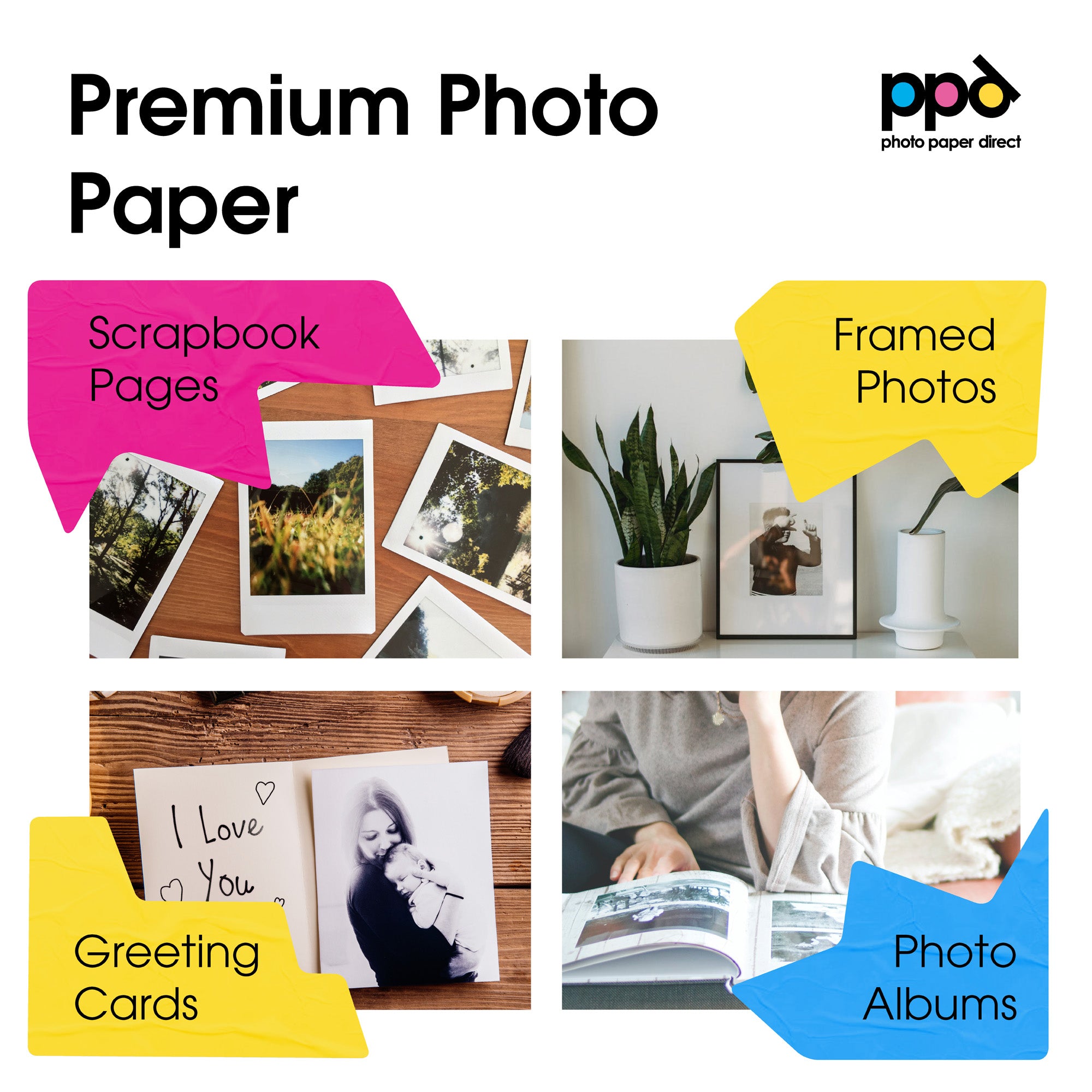 PPD Inkjet Premium Photo Paper Satin A4 290gsm PPD-124