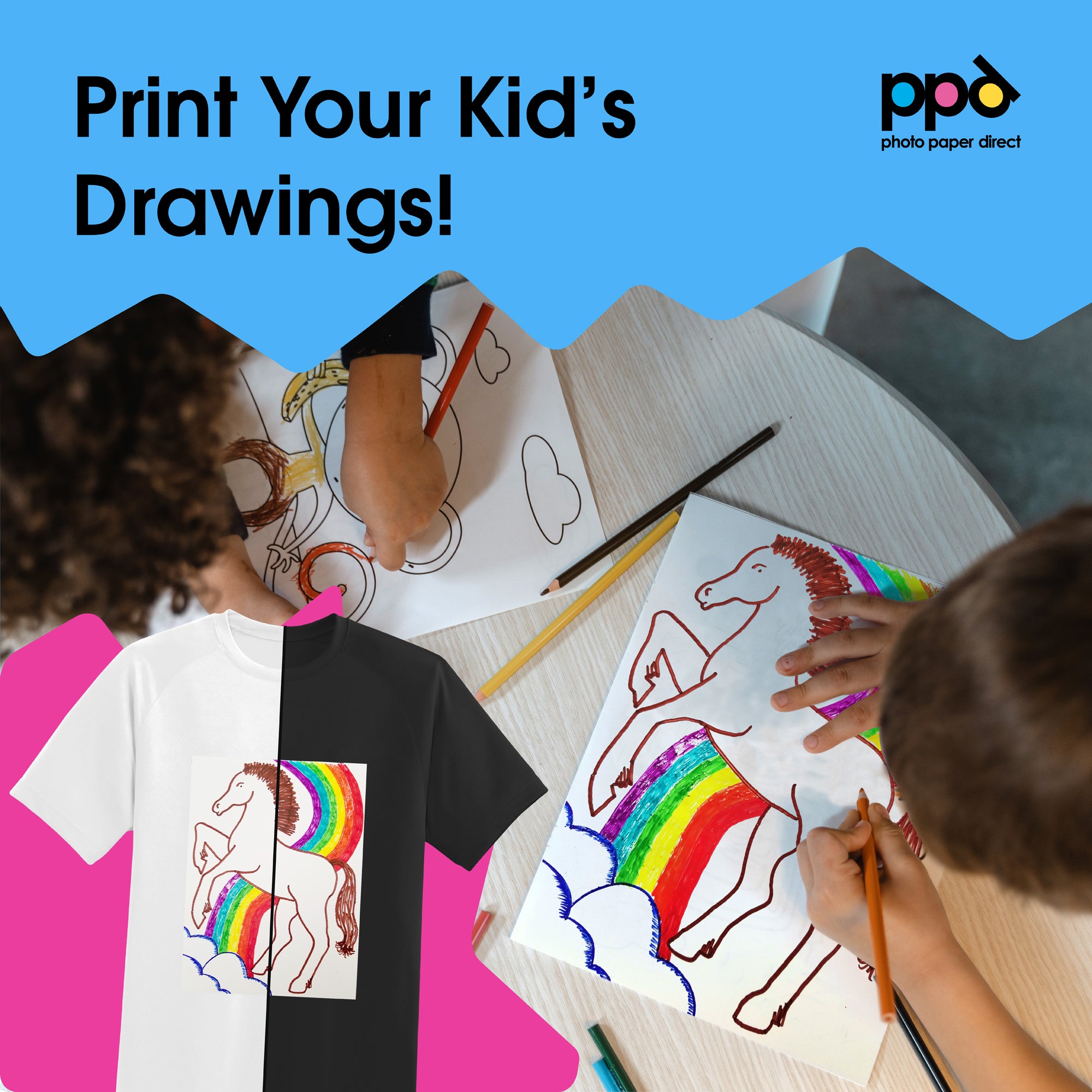 PPD Inkjet Iron On MULTIPACK 20 Light and 20 Dark Transfer Paper A4 PPD-5