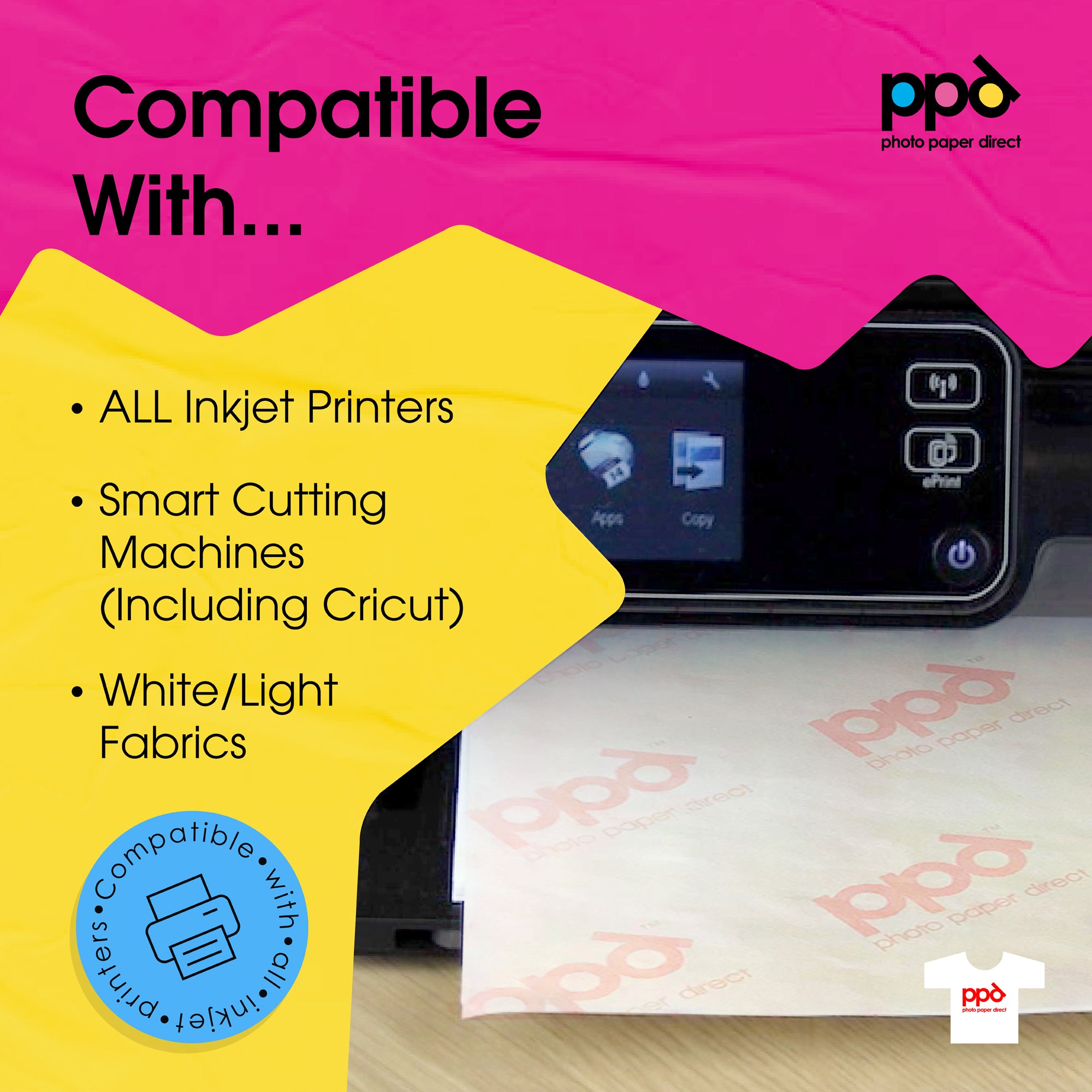 PPD Inkjet Iron-On Light Transfer Paper A3 PPD-7