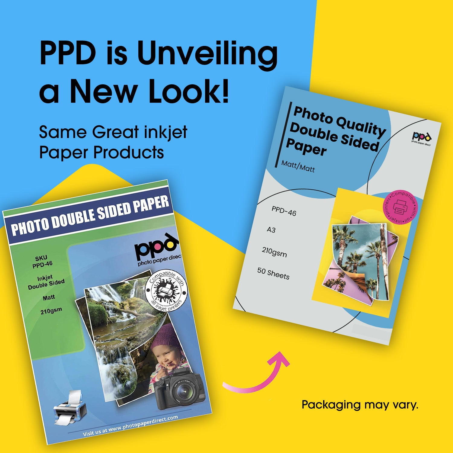 PPD Inkjet Heavyweight Matt Paper Double Sided 53lb. 210gsm 9mil A3 PPD-46