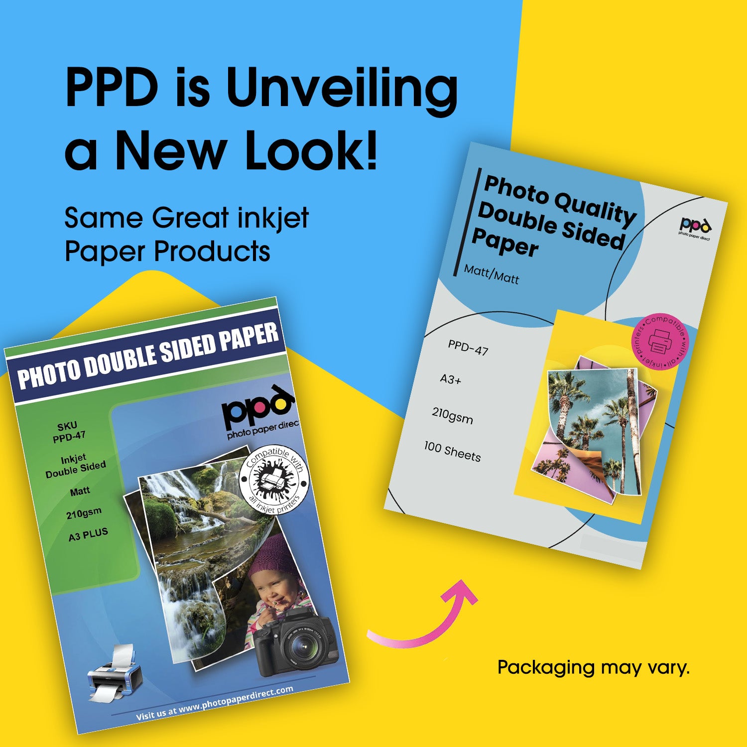 PPD Inkjet Heavyweight Matt Paper Double Sided 210gsm A3+ PPD-47