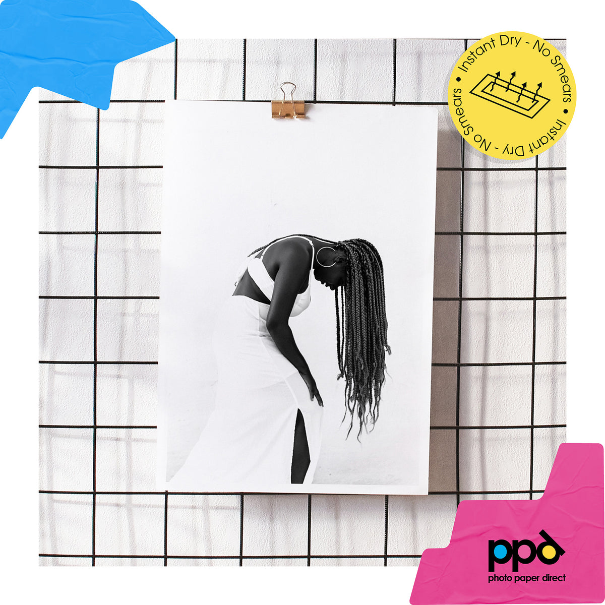Photo Paper Direct PPD Inkjet Photo White Satin ‘Baryta’ Paper A4 72lbs 270gsm PPD-80 ...
