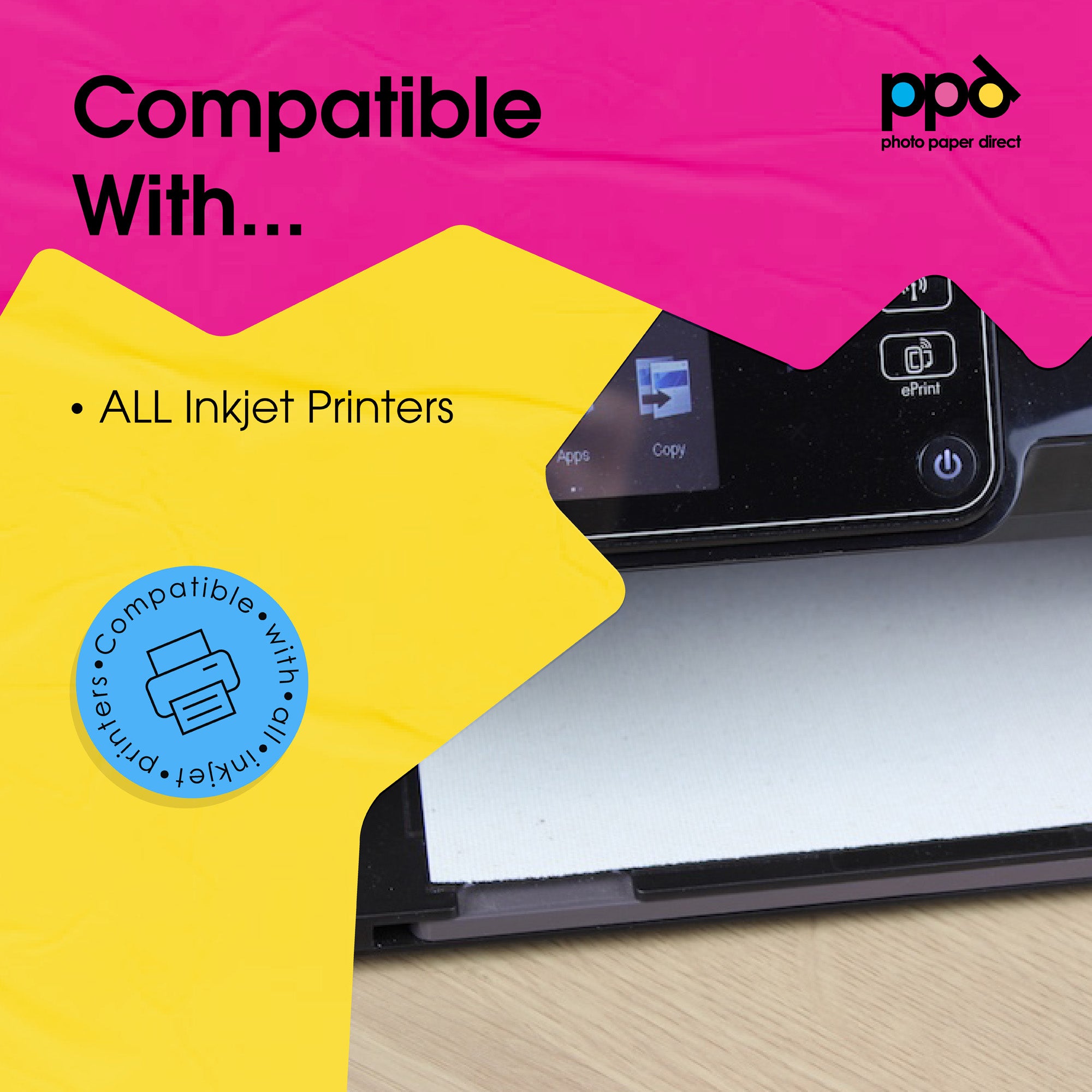 PPD Inkjet Printable Canvas 100% Real Cotton 340g A3+ PPD-85