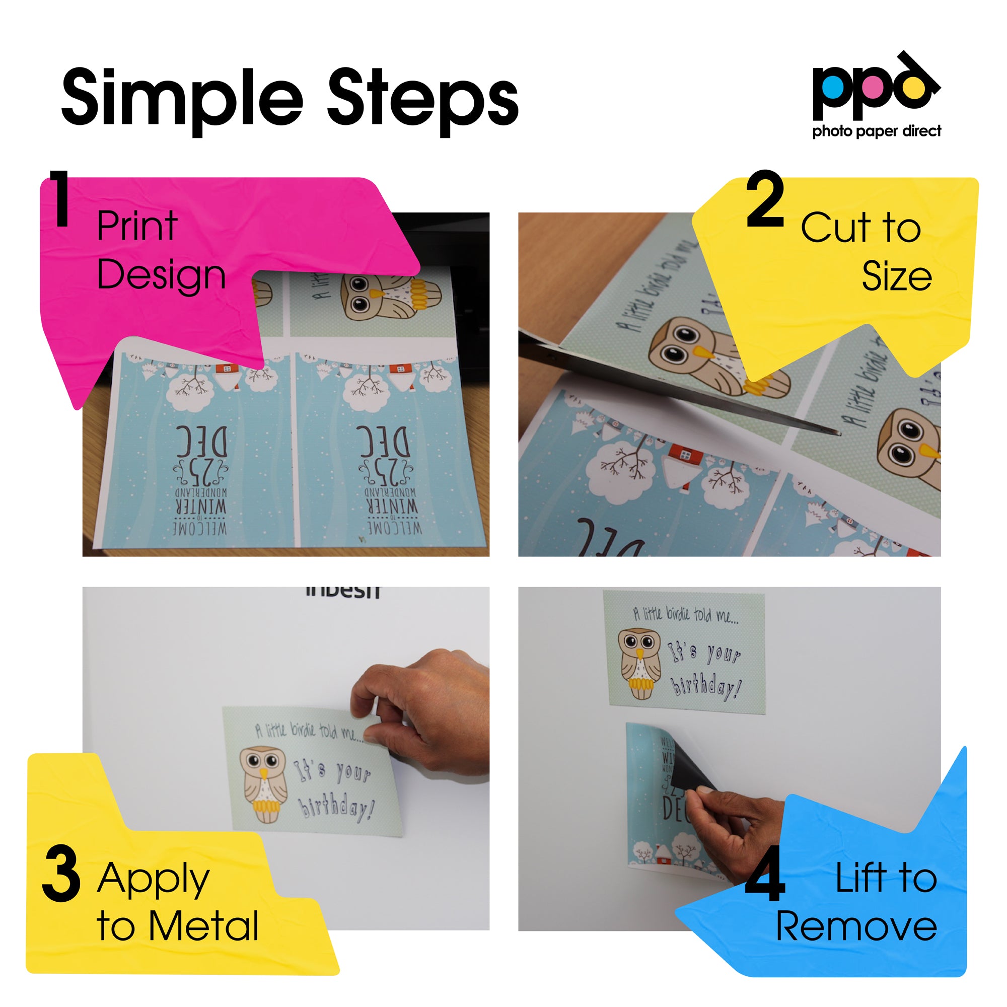 PPD Inkjet Photo Glossy Magnetic Paper A4 PPD-31