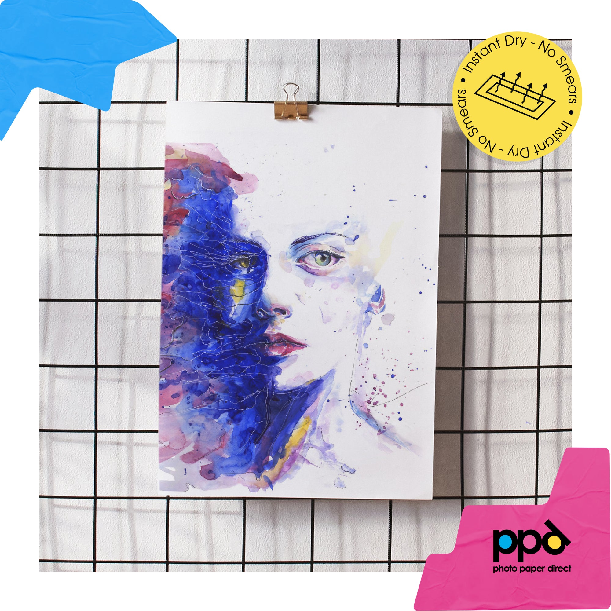 PPD Inkjet Watercolor Matt Giclee Paper 60lb (240gsm) A4 PPD-74