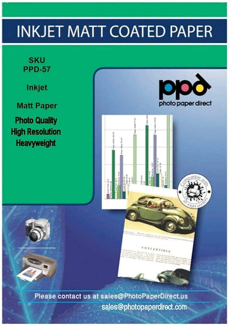 PPD Inkjet High Resolution Matt Paper A3 170gsm PPD-57