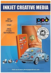 PPD Inkjet Vinyl Self-Adhesive Clear Frosty 4.7m A4 PPD-39F
