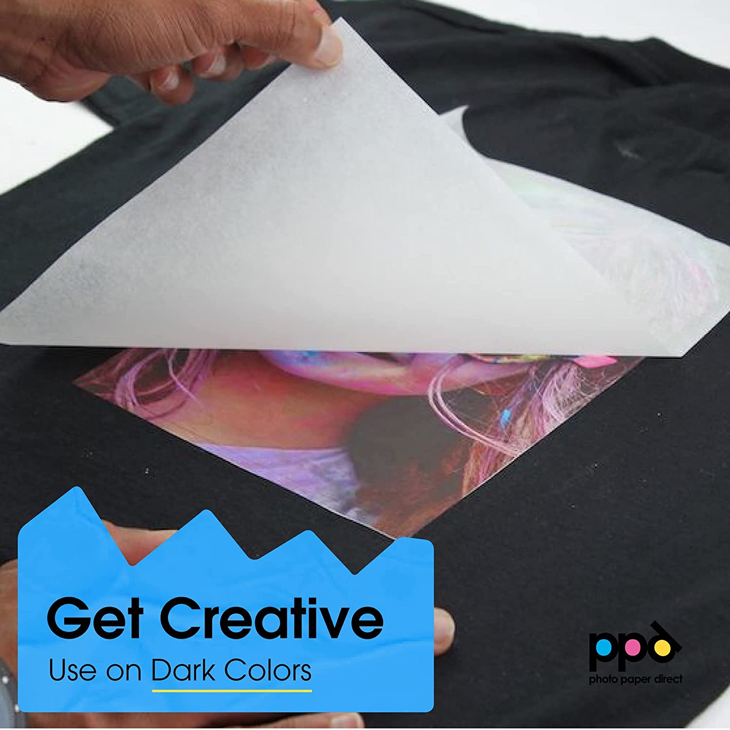 PPD Inkjet Iron-On Dark Transfer Paper A4 PPD-4