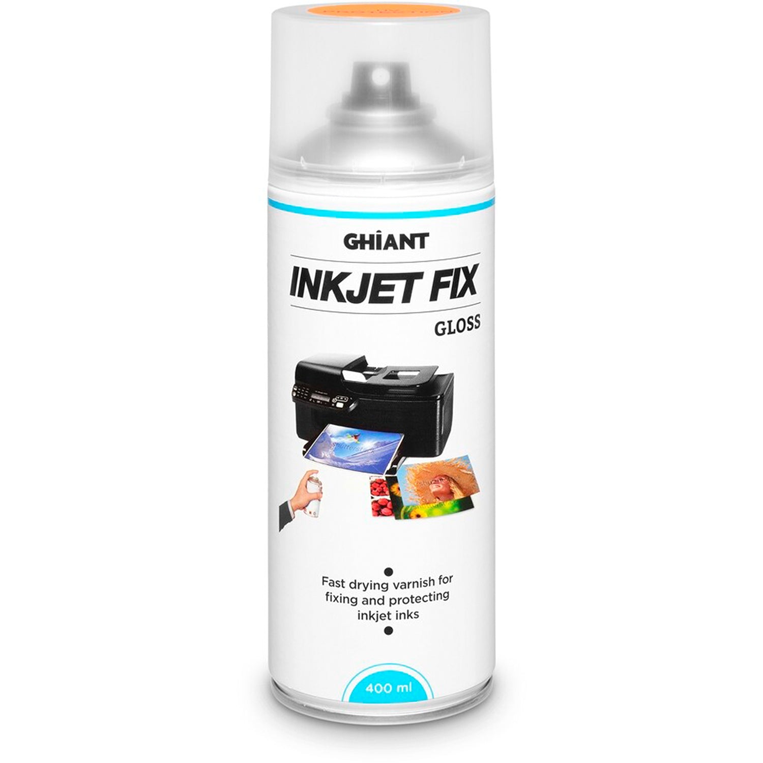 Ghiant INKJET FIX 400ml Glossy Fixative Spray for Inkjet Papers