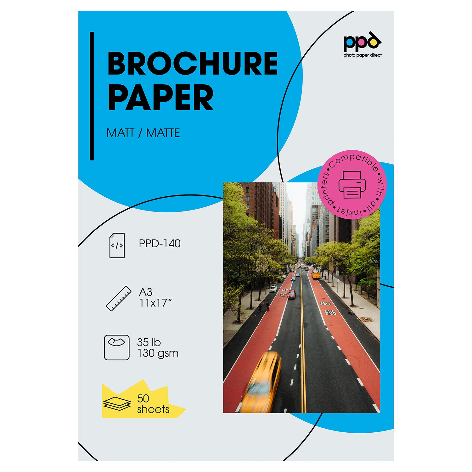 Brochure Paper Matt Double-Sided A3