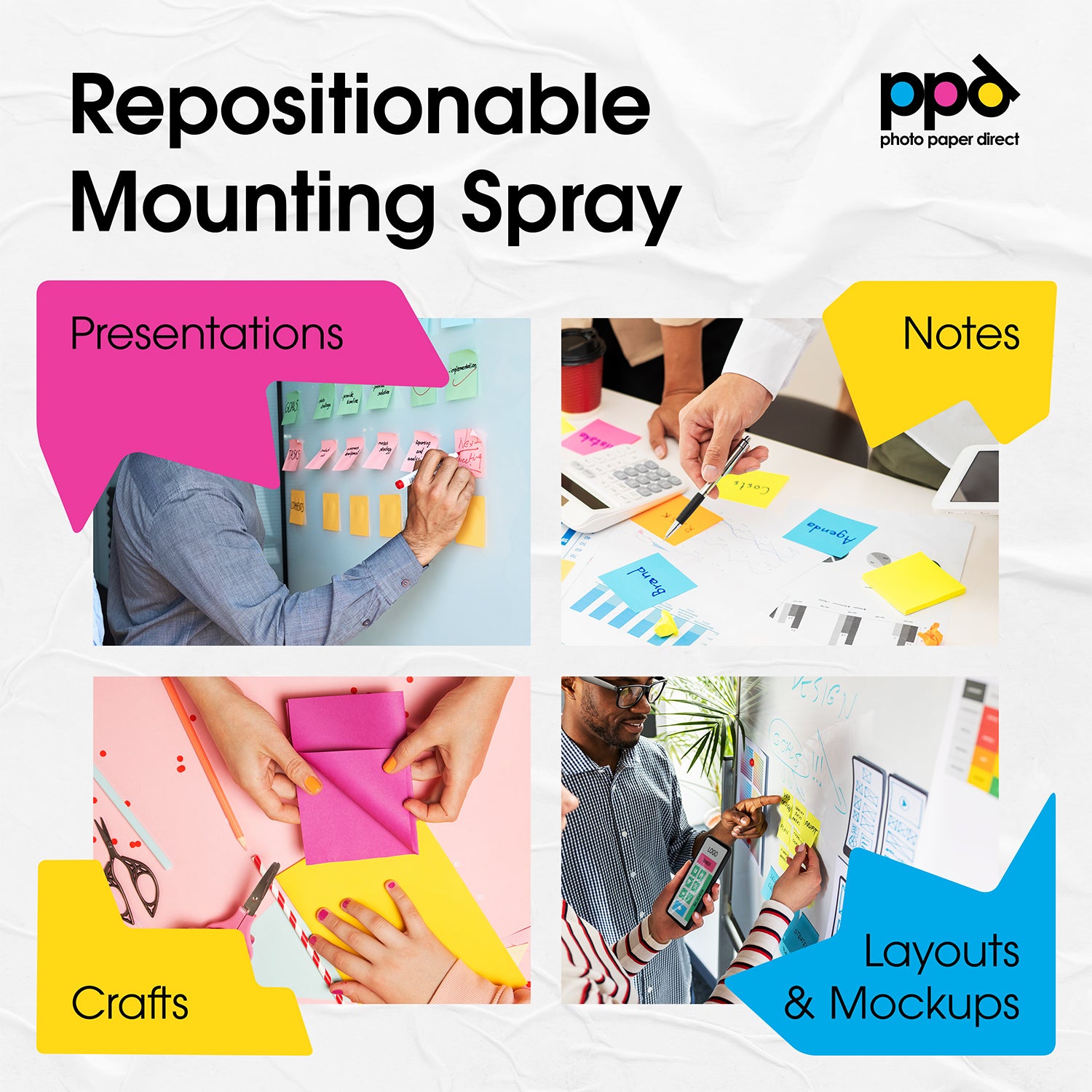 Ghiant RE-TAC 400 ml Temporary Mounting Spray Glue for Inkjet Papers