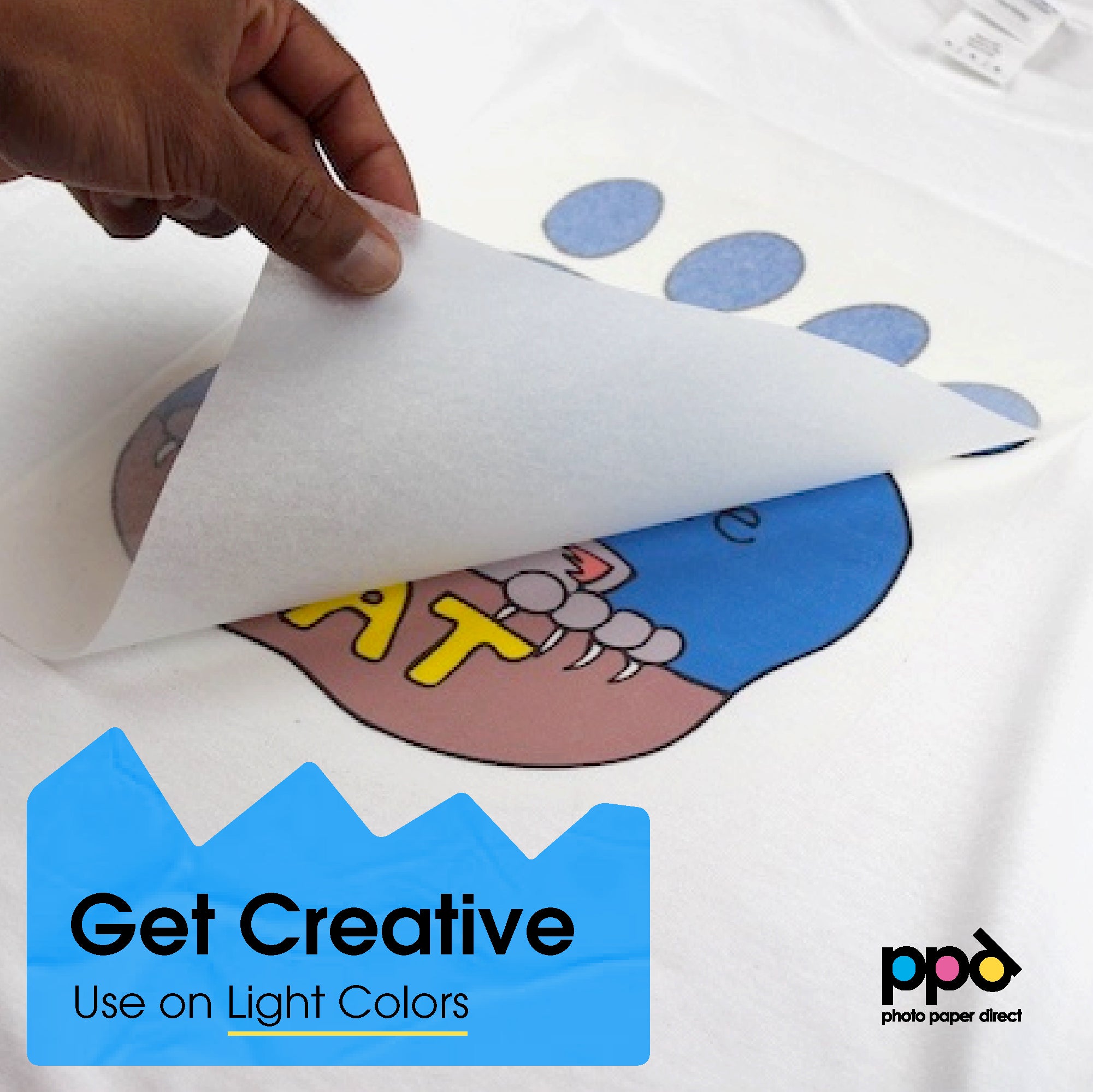 PPD Inkjet Iron-On Light Transfer Paper A4 PPD-1