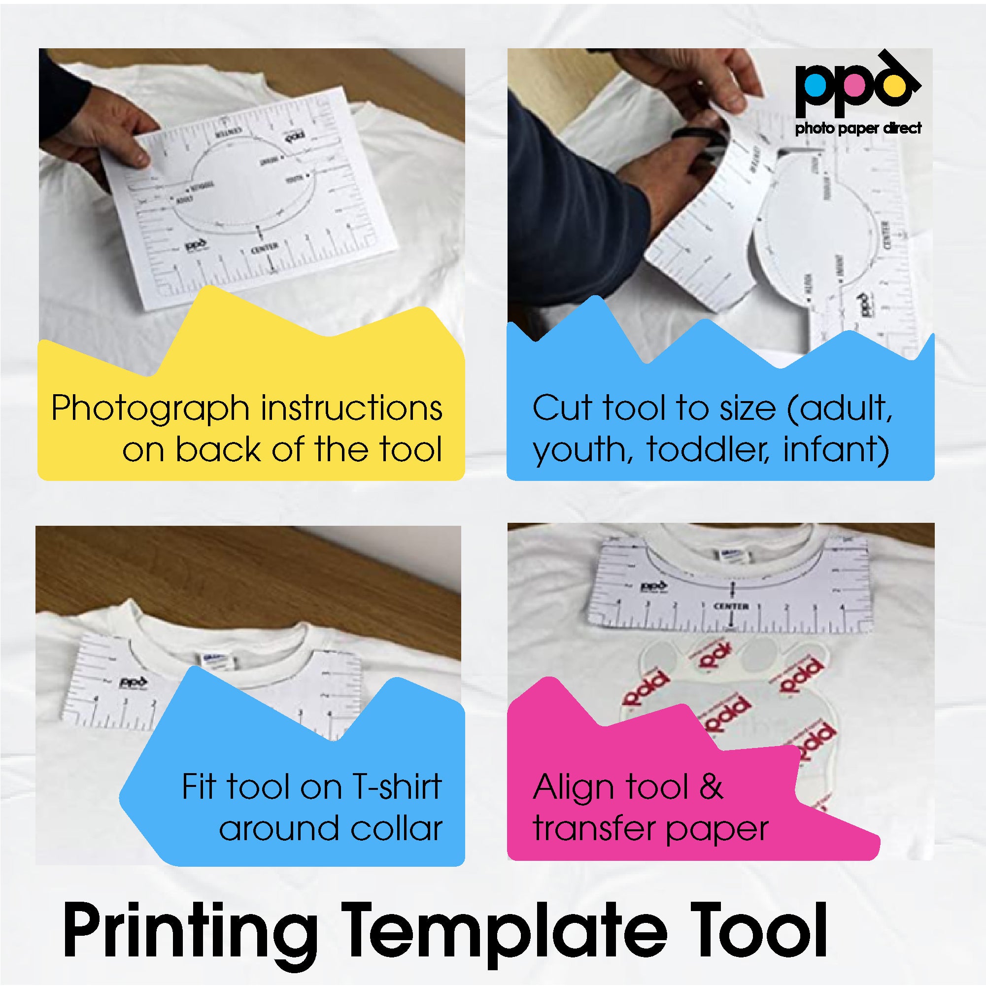 PPD Inkjet Iron-On Light Transfer Paper A4 PPD-1